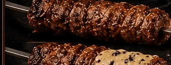 Espeto gourmet de costela do Celeiro Grill